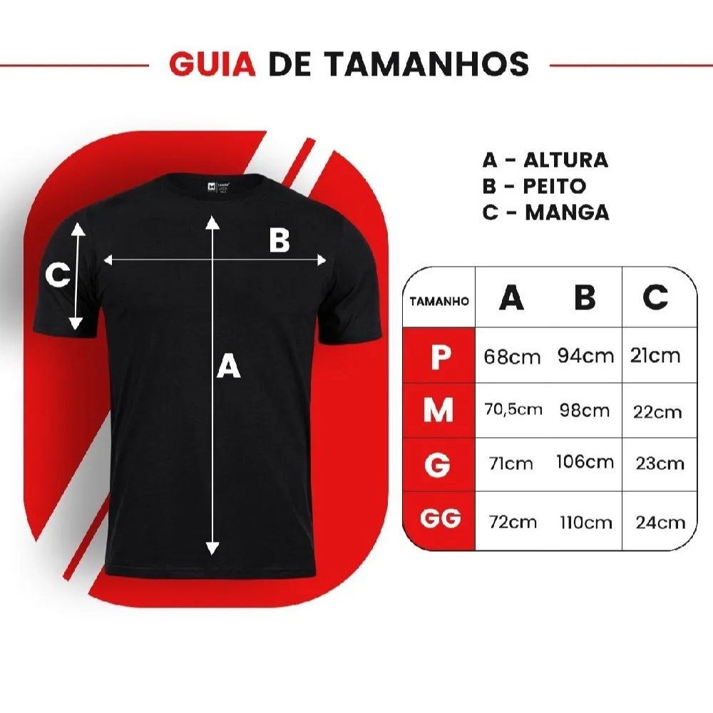 Kit 5x Odin Line – Camisetas Slim Fit em Algodão