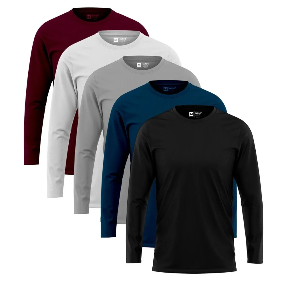 Kit 5x Odin Line – Camisetas Slim Fit em Algodão