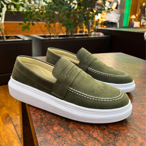 Prestige Edition – Sapato Mocassim Camurça