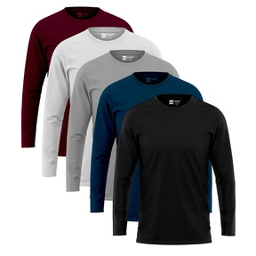 Kit 5x Odin Line – Camisetas Slim Fit em Algodão