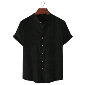 Capri Linen – Camisa de Linho Gola Padre