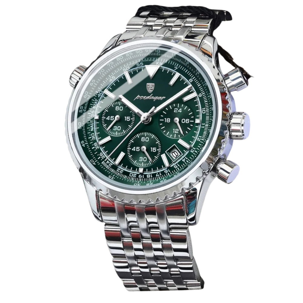 Atlas Chrono – Relógio em Aço Inoxidável