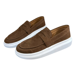 Prestige Edition – Sapato Mocassim Camurça