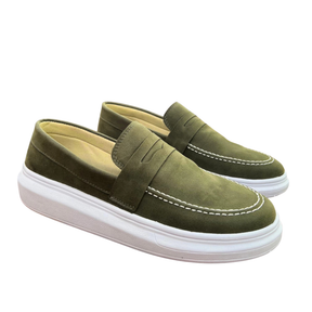 Prestige Edition – Sapato Mocassim Camurça