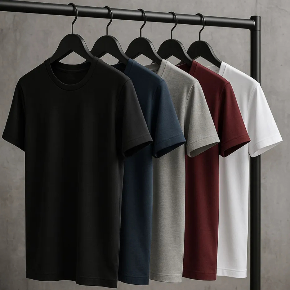 Kit 5x Odin Line – Camisetas Slim Fit em Algodão