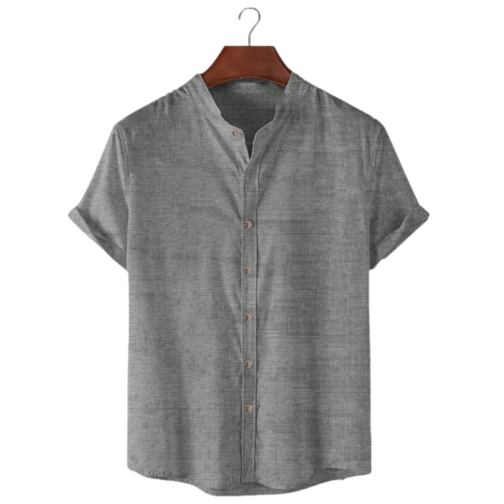 Capri Linen – Camisa de Linho Gola Padre