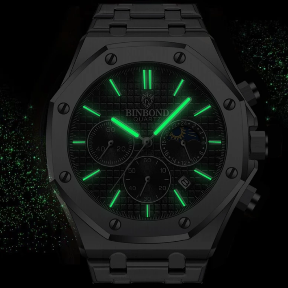 Chrono Imperial – Relógio em Aço Inoxidável