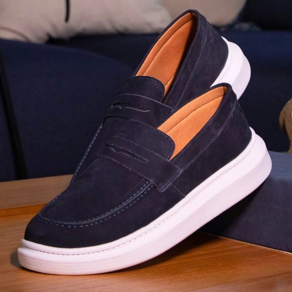 Prestige Edition – Sapato Mocassim Camurça