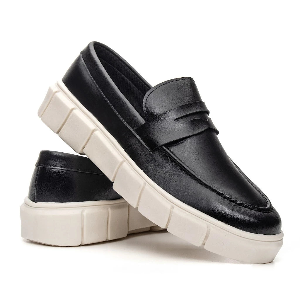 Thor Leather – Sapato Mocassim Sola Alta