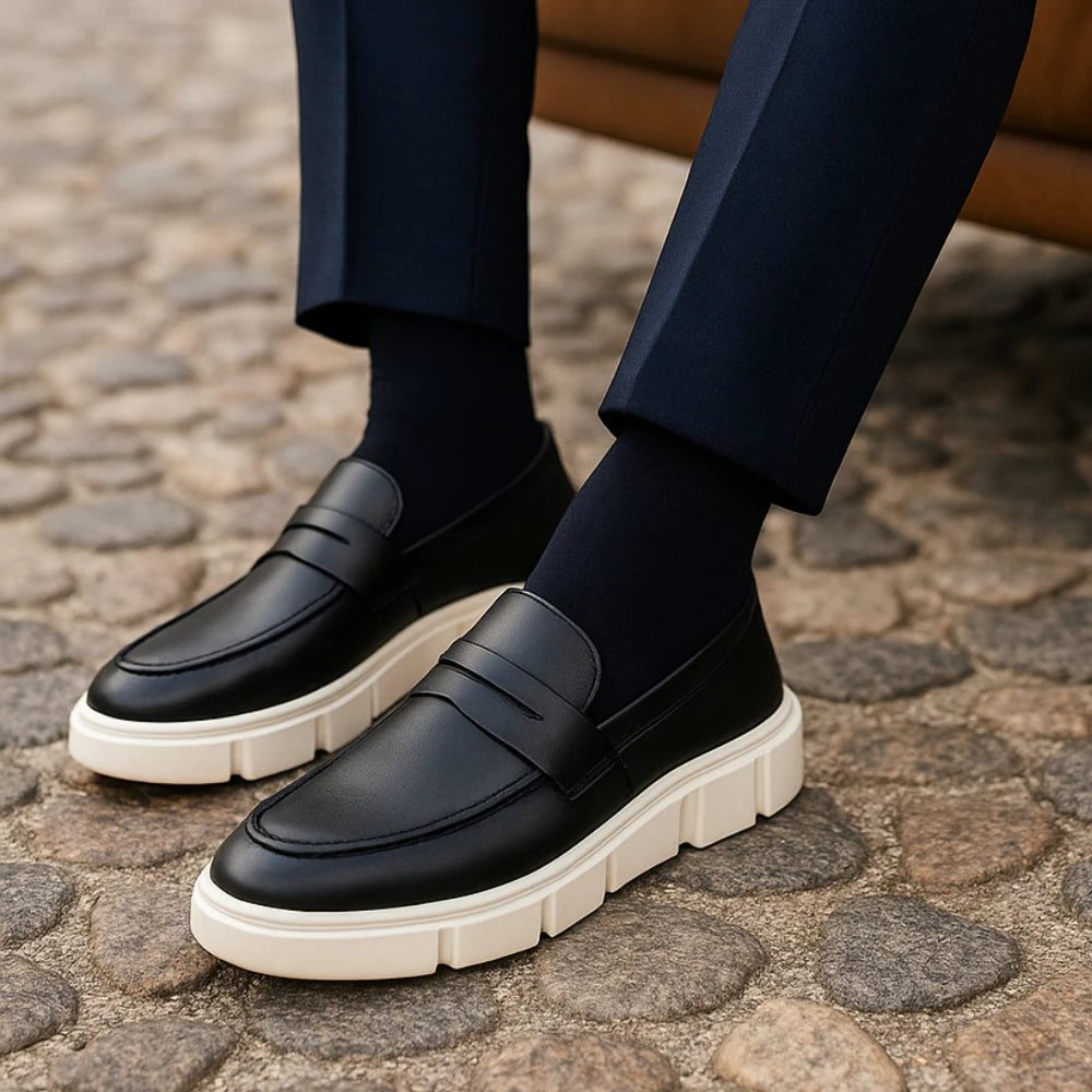 Thor Leather – Sapato Mocassim Sola Alta