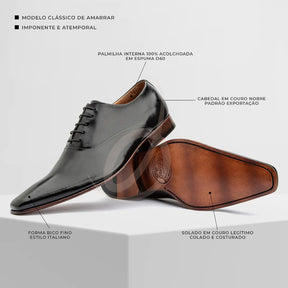 Baron Master – Sapato Oxford Couro Nobre
