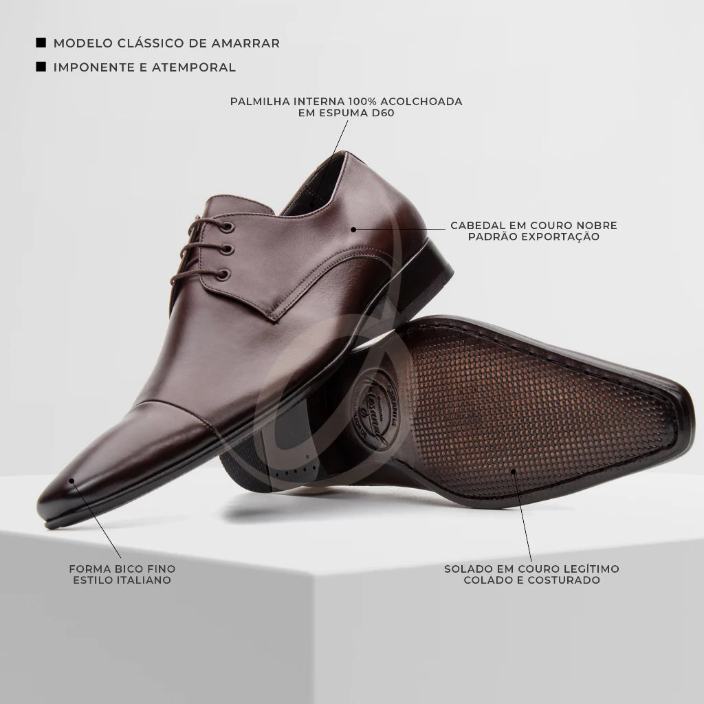 Heritage – Sapato Derby Couro Nobre
