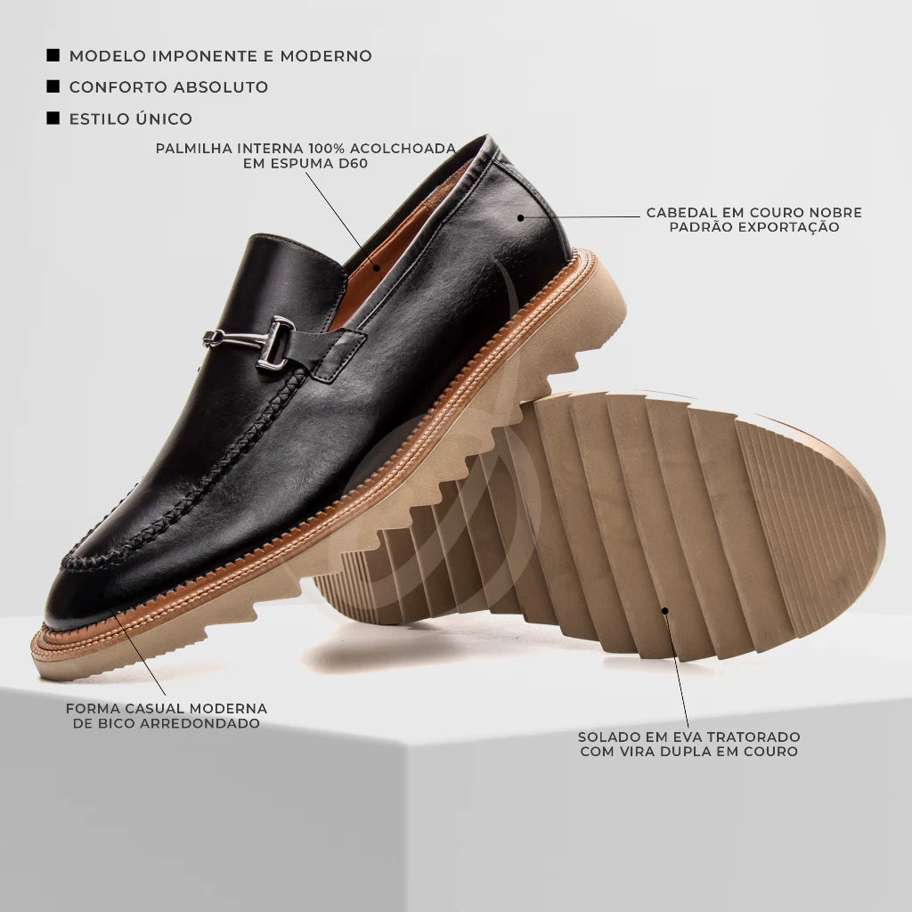 Blackstone Elite – Sapato Loafer Couro Nobre